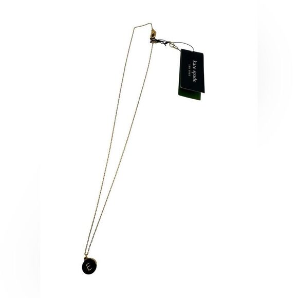 Kate Spade Mini Initial Pendant Necklace, E, NWT - Picture 2 of 5